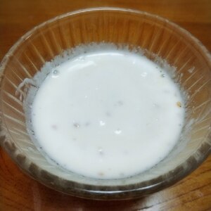 ごまバナナ豆乳ヨーグルトドリンク